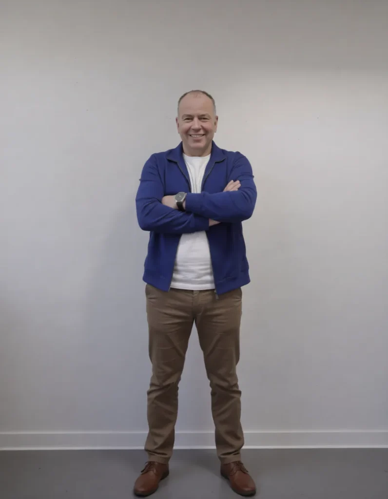 Andy, oprichter van Nicki Gifts, portretfoto